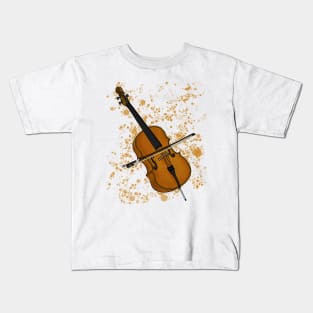 Cello Cellist String Teacher Musician Kids T-Shirt